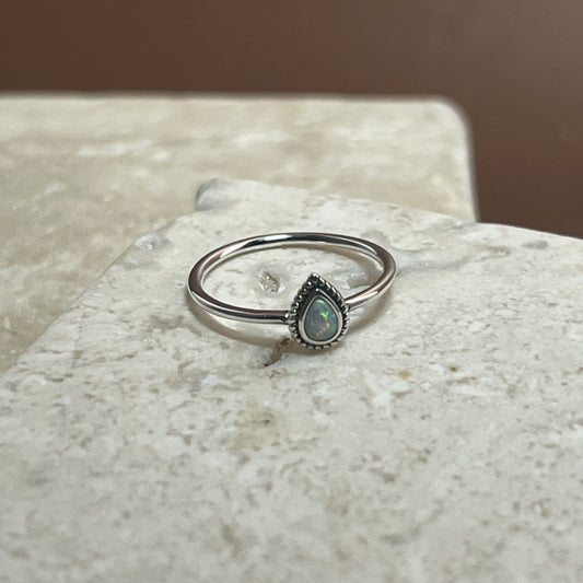 Opal Tear Ring