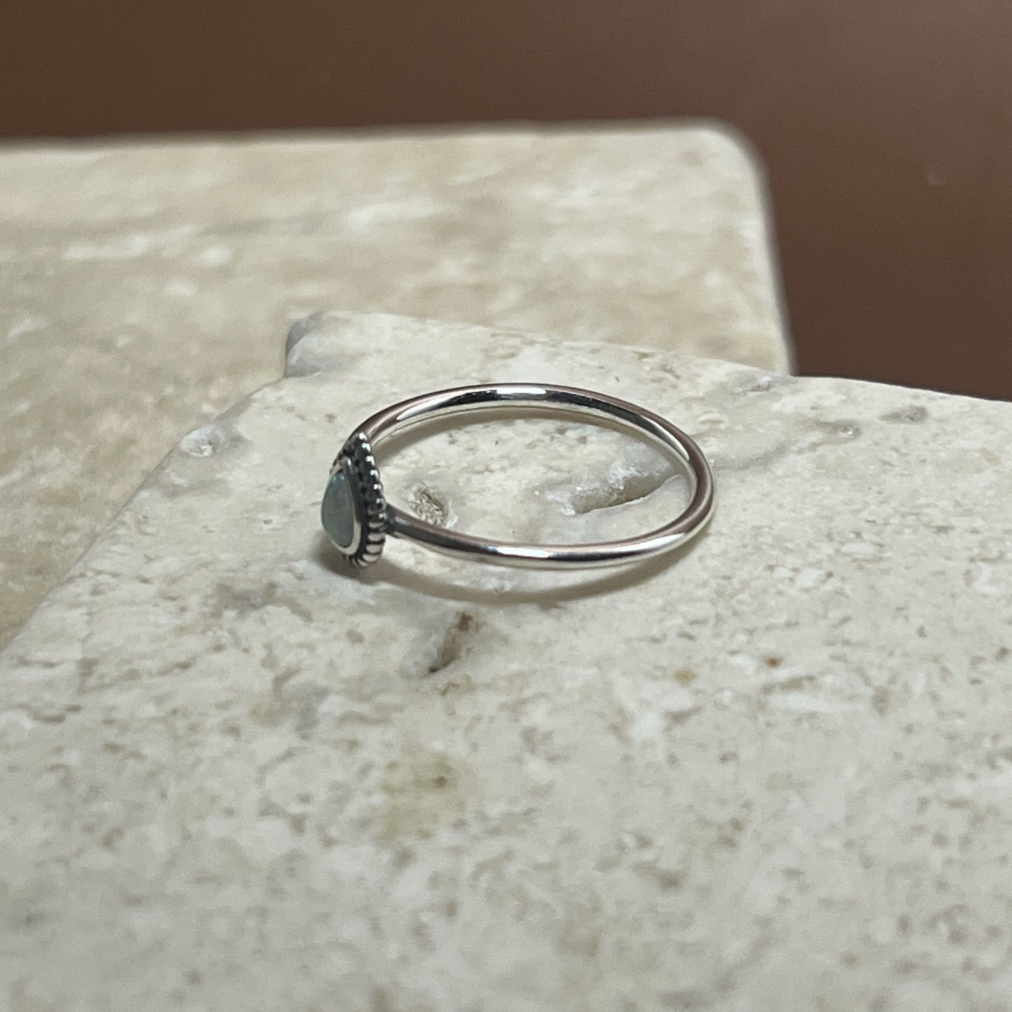 Opal Tear Ring