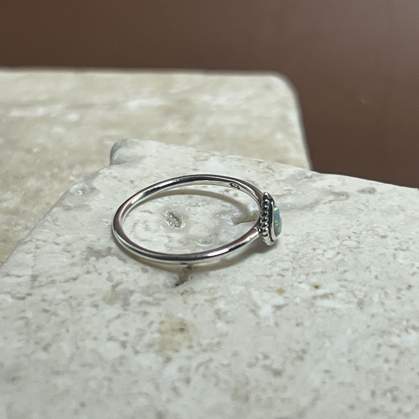 Opal Tear Ring