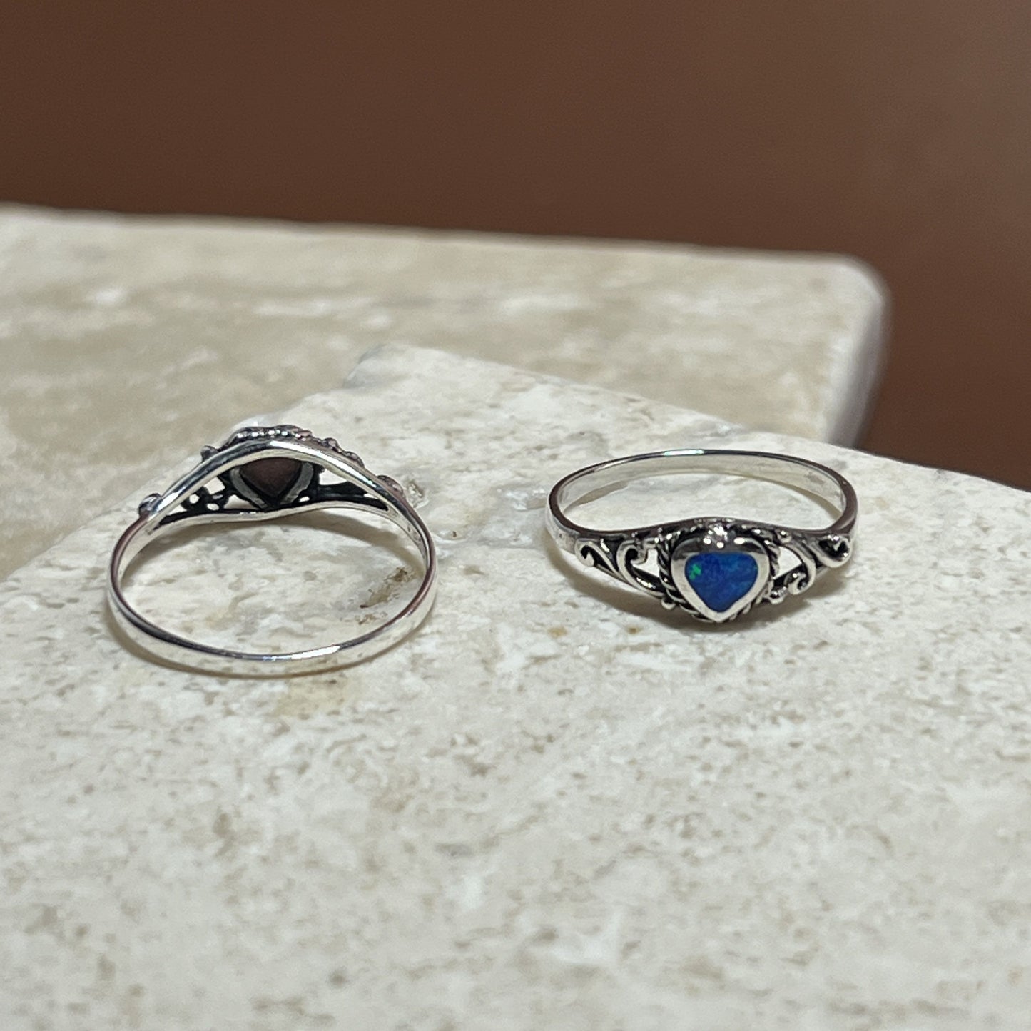 Opaline Heart Ring