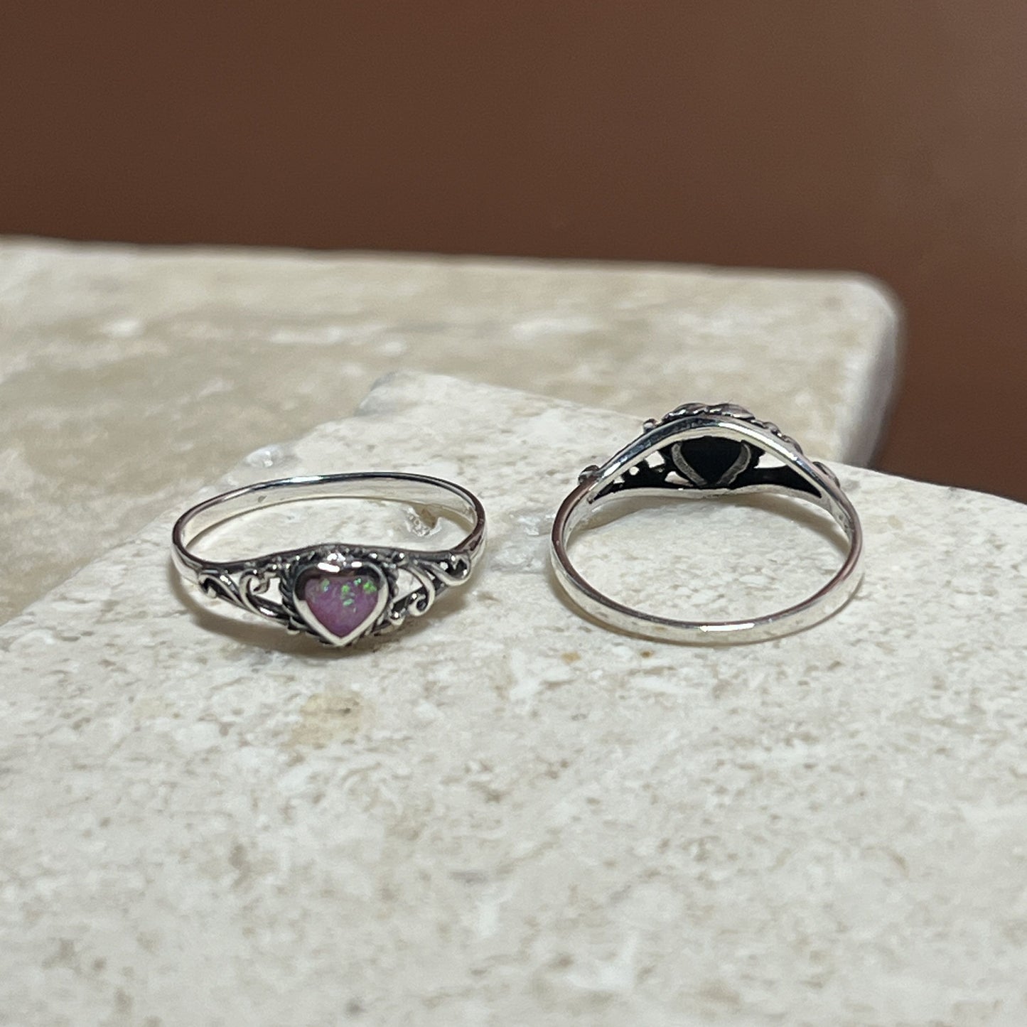 Opaline Heart Ring